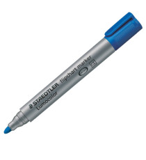 Marcatore Lumocolor Flipchart 356 - a base d'acqua - punta tonda 2 mm - blu - Staedtler
