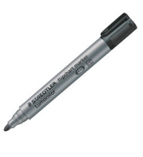 Marcatore Lumocolor Flipchart 356 - a base d'acqua - punta tonda 2 mm - nero - Staedtler