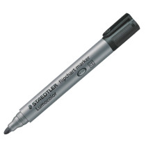 Marcatore Lumocolor Flipchart 356 - a base d'acqua - punta tonda 2 mm - nero - Staedtler