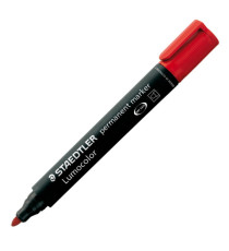 Marcatore Lumocolor Permanent 352 - punta tonda - tratto 2 mm - rosso - Staedtler