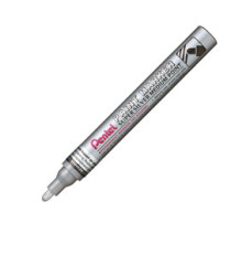 Marcatore Paint Marker Linea Amiko - punta media 4,50mm - argento - Pentel