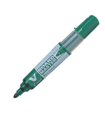 Marcatore per lavagne v board master - verde - p.tonda 6mm - begreen - Pilot