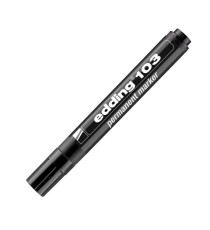 Marcatore permanente 103 - punta conica - da 1,5 a 3 mm - nero - Edding