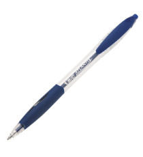 Penne a sfera a scatto Atlantis - punta 1,0mm - blu  - Bic - conf. 30 + 6 pezzi