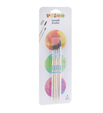 Pennelli e portapennelli - tondi - Primo - blister 5 pezzi