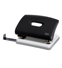 Perforatore 1270 - max 16 fogli - 2 fori - passo 8 cm - colori assortiti - Lebez