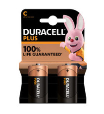 Pila mezzatorcia - C - LR14 - MN1400 - Plus - alcalina - Duracell - blister 2 pezzi