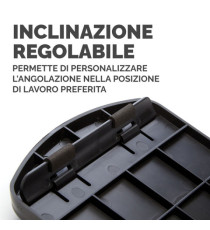 Poggiapolsi da tastiera - gel - regolabile - Fellowes