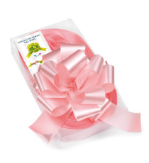 Nastri strip 6800 - in polipropilene - rosa baby 05 - per fiocco autocomponibile - 50 mm - diametro 20 cm - Brizzolari -