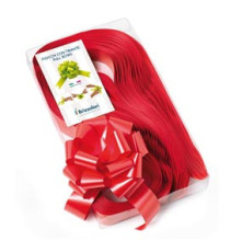 Nastri strip 6800 - in polipropilene - rosso 07 - per fiocco autocomponibile - 31 mm - diametro 13 cm - Brizzolari - con