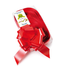 Nastri strip 6800 - in polipropilene - rosso 07 - per fiocco autocomponibile - 50 mm - diametro 20 cm - Brizzolari - con