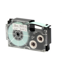 Nastro - 12 mm x 8 mt - nero/bianco - Casio