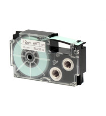 Nastro - 12 mm x 8 mt - nero/bianco - Casio