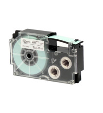 Nastro - 12 mm x 8 mt - nero/bianco - Casio