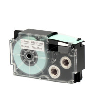 Nastro - 18 mm x 8 mt - nero/bianco - Casio