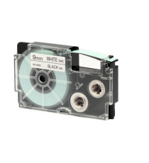 Nastro - 9 mm x 8 mt - nero/ bianco - Casio