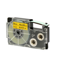 Nastro - 9 mm x 8 mt - nero/giallo - Casio