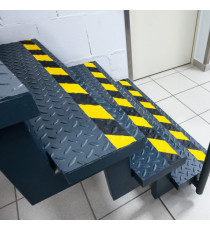 Nastro adesivo antiscivolo DURALINE GRIP+ - 5 cm x 15 m - giallo/nero - Durable