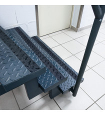 Nastro adesivo antiscivolo DURALINE GRIP+ FORMFIT - 5 cm x 15 m - nero - Durable