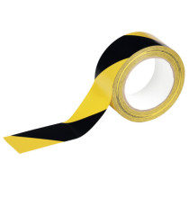Nastro adesivo DURALINEBASIC 50/016 - removibile - 5 cm x 33 m - giallo/nero - Durable