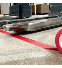 Nastro adesivo DURALINEBASIC 50/016 - removibile - 5 cm x 33 m - rosso - Durable