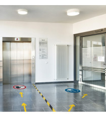 Nastro adesivo DURALINESTRONG 50/05 1043 - rimovibile - 5 cm x 15 m - giallo/nero - Durable