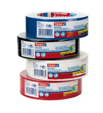 Nastro adesivo telato - 38 mm x 25 m - tela plastificata - nero - Tesa