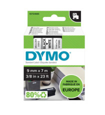 Nastro D1 standard 409130 - 9 mm x 7 mt - PL - nero/bianco - Dymo