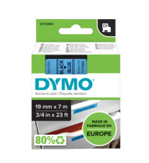 Nastro D1 standard 458060 - 19 mm x 7 mt - PL - nero/blu - Dymo