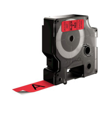 Nastro D1 standard 458070 - 19 mm x 7 mt - PL - nero/rosso - Dymo