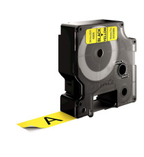 Nastro D1 standard 458080 - 19 mm x 7 mt - PL - nero/giallo - Dymo
