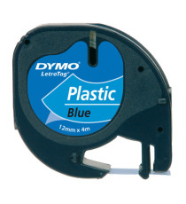Nastro Letratag 912050 - 12 mm x 4 mt - plastica - blu - Dymo