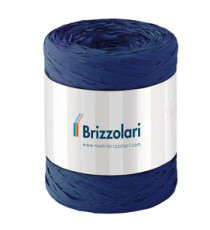 Nastro Rafia sintetica - blu scuro 37 - 5mmx200mt - Brizzolari