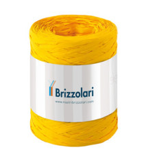 Nastro Rafia sintetica - giallo 02 - 5mmx200mt - Brizzolari