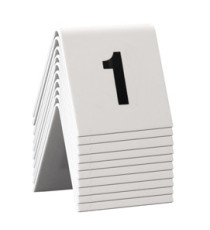 Numeri per tavoli - set da 1 a 10 - Securit