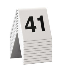 Numeri per tavoli - set da 41 a 50 - Securit