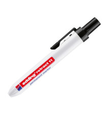 Marcatore permanente a scatto 11 - punta tonda - da 1,5 a 3 mm - nero - Edding