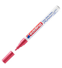 Marcatore permanente a vernice 751 - punta tonda fine - da 1 a 2 mm - rosso - Edding