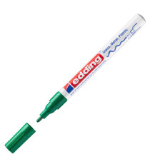 Marcatore permanente a vernice 751 - punta tonda fine - da 1 a 2 mm - verde - Edding