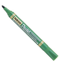 Marcatore permanente N850 - punta tonda - astuccio 4 colori assortiti - linea Amiko - Pentel