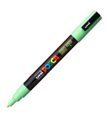 Marcatore Uni Posca PC3M - punta fine 0,9 - 1,3 mm - verde chiaro - Uni Mitsubishi