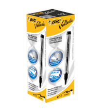Marcatore Whiteboard Marker Velleda liquid Ink - punta tonda 2,2mm - nero - Bic