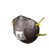 Mascherina 9914 - con carboni attivi - monouso - filtro FFP1 - 3M - conf. 10 pezzi