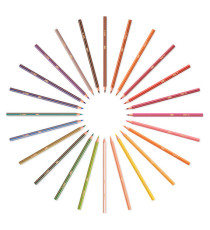 Matita colorata Evolution Stripes - colori assortiti - Bic - conf. 12 pezzi