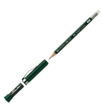 Matita in grafite castell 9000 Extender - gradazione B - Faber-Castell - set regalo con temperamatite