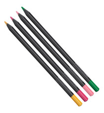 Matite colorate triangolare Black Edition - colori assortiti - Faber-Castell - conf.24 pezzi
