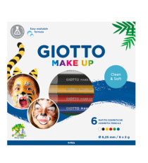 Matite cosmetiche Make Up - mina diam. 6,25 mm - colori classici - Giotto - conf. 6 pezzi