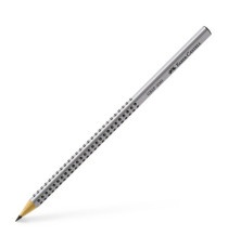 Matite grafite Grip - HB - fusto silver - Faber Castell - expo 144 pezzi