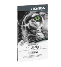 Matite Rembrandt Art Design - Lyra - astuccio metallo 12 matite assortite