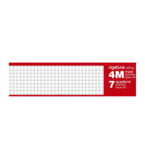 Maxiquaderno ABCity - A4 - 4mm - 21 fogli - 80 gr - Blasetti